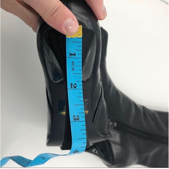 New vintage y2k JOLIE VICTORIA Black Heel Boot with Inside Zipper – Size 8 - Picture 7 of 9